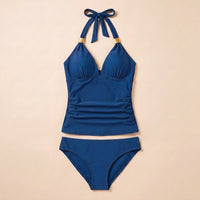 Tankini ONA de Lucía, detalle del tejido del traje de baño