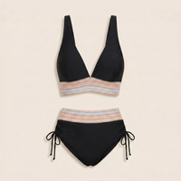 Bikini de talle alto MAREA de Lucía, traje de baño reductor para mujer, vista frontal