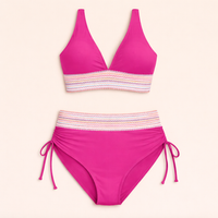 Bikini de talle alto MAREA de Lucía, traje de baño de dos piezas, vista de espalda