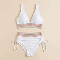 Bikini de talle alto MAREA de Lucía puesto en mujer real